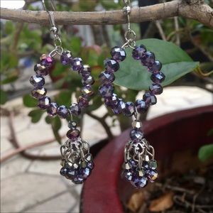 Aurora Borealis Crystal statement handmade